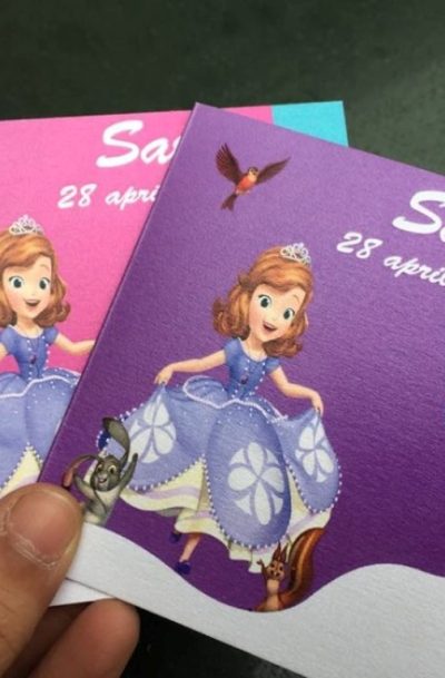 Invitatii pentru botez cu Printesa Sofia