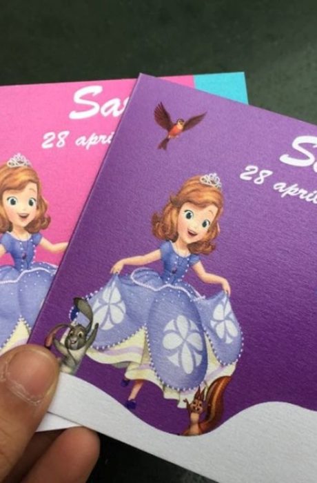 Invitatii pentru botez cu Printesa Sofia