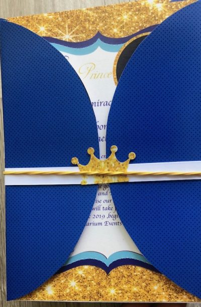 Set invitatii si plicuri de bani cu Micul Print, cod produs ib20