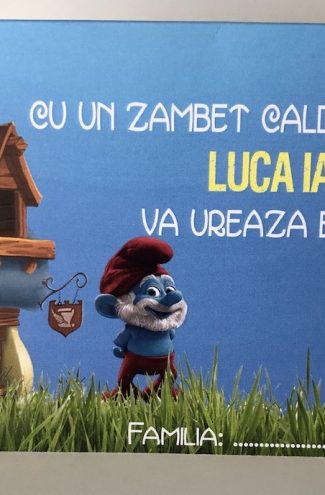 Plic de bani cu strumfi 2