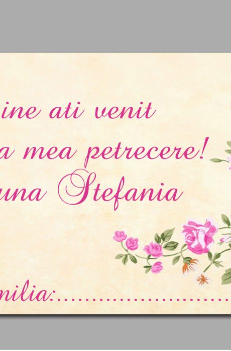 Plic de bani cu bujori