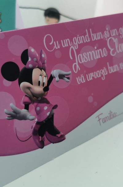 Plic de bani cu buline cu Minnie Mouse, cod produs PB05